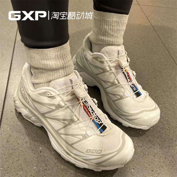 GXP Salomon萨洛蒙 XT-6 ADV冰川全白户外机能复古跑鞋412529-封面