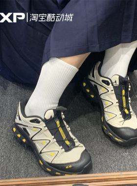 SALOMON萨洛蒙 XT QUEST GTX防水米灰黑色硫磺色登山徒步鞋477810