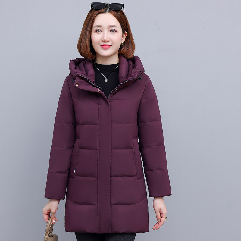 雅致鹿羽绒服女士冬季中年妈妈装中长款加厚保暖外套今年流行爆款