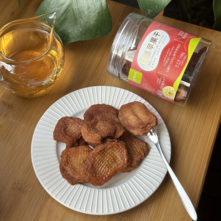 春果秋味苹果干山东沂源富士苹果倒蒸烘干果香浓郁原味果干零食