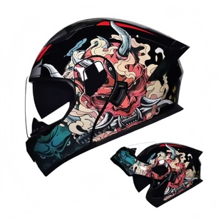 揭面盔头盔男女全盔四季盔新3C认证秋冬保暖时尚电瓶摩托车帽