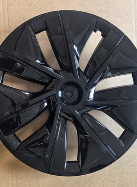 适用于特斯拉modely轮毂盖19寸装饰盖亮黑塑料外壳保护罩轮帽改装