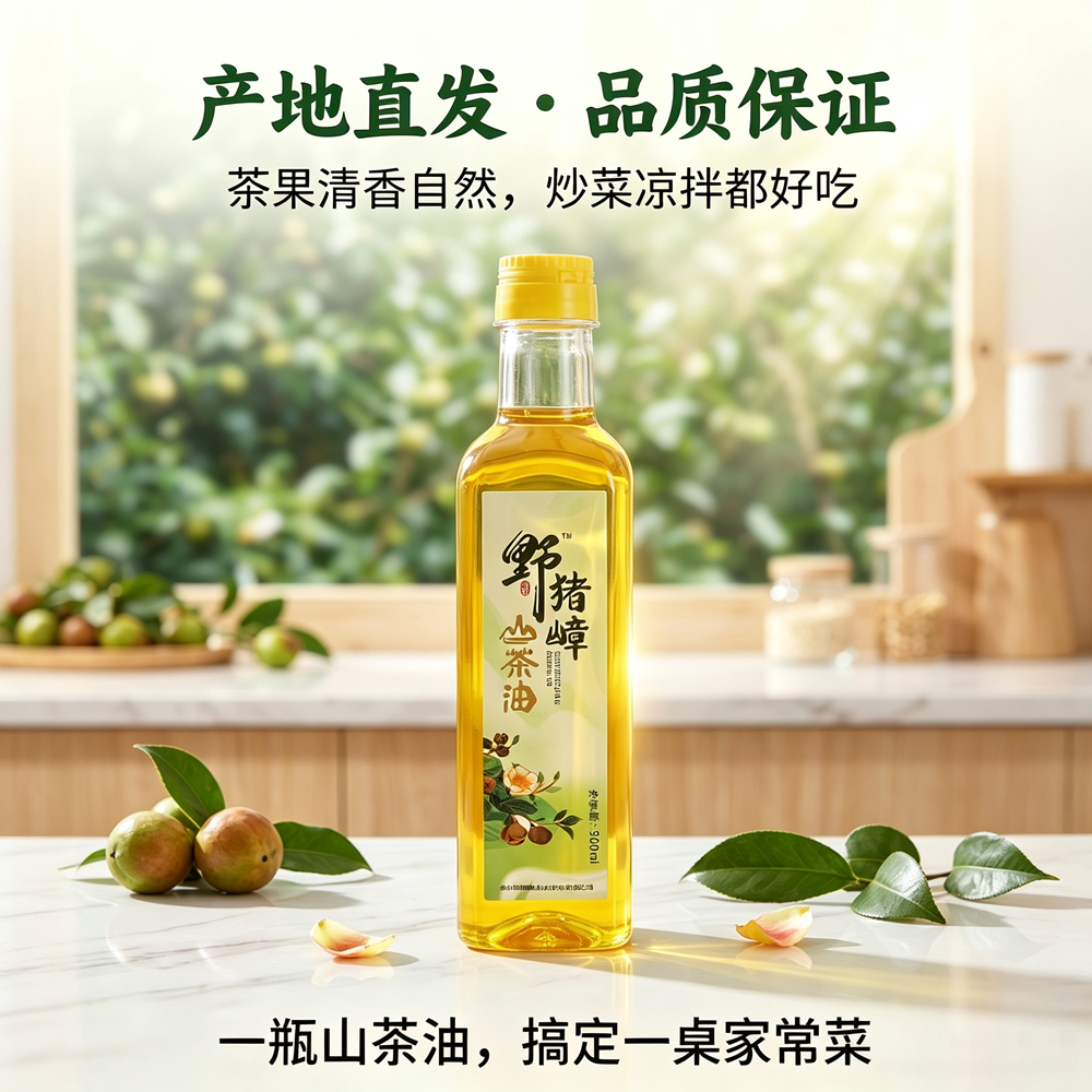 龙川山茶油野猪嶂广东特产直发