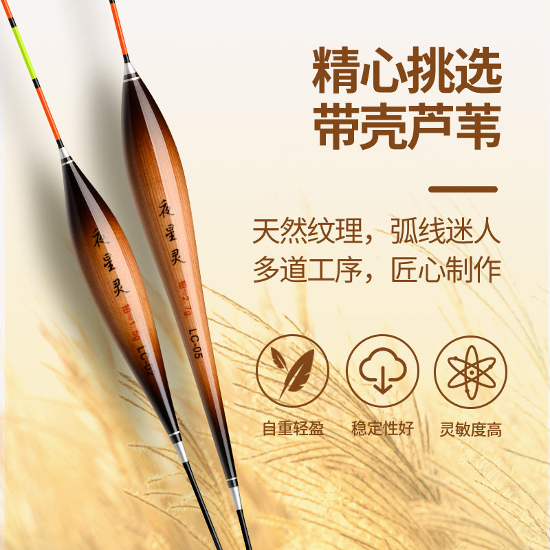 黄金眼芦苇浮漂高灵敏轻口鲫鱼漂