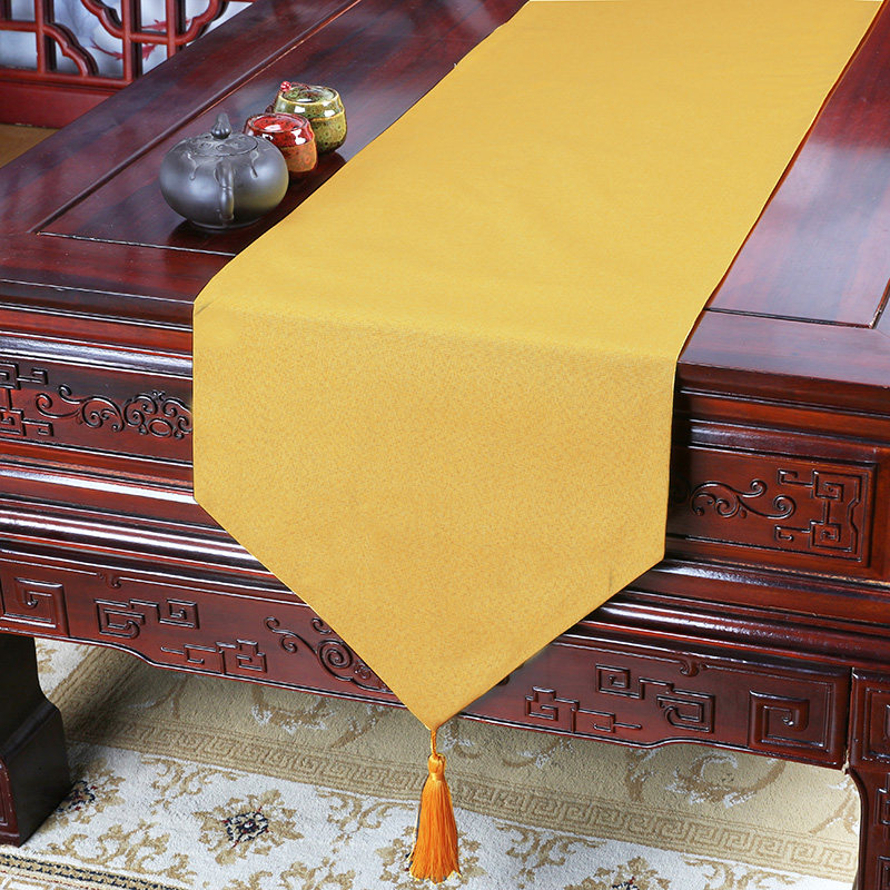 新中式桌旗禅意中国风茶台茶桌餐桌茶几旗电视柜防水床头盖布定制,居家布艺,桌旗,淘宝优惠券,粉丝福利购,淘宝优惠卷