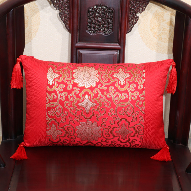 中式古典抱枕沙发云锦靠垫办公室腰枕床上靠背汽车护腰靠垫抱枕套,居家布艺,靠垫/抱枕,淘宝优惠券,粉丝福利购,淘宝优惠卷