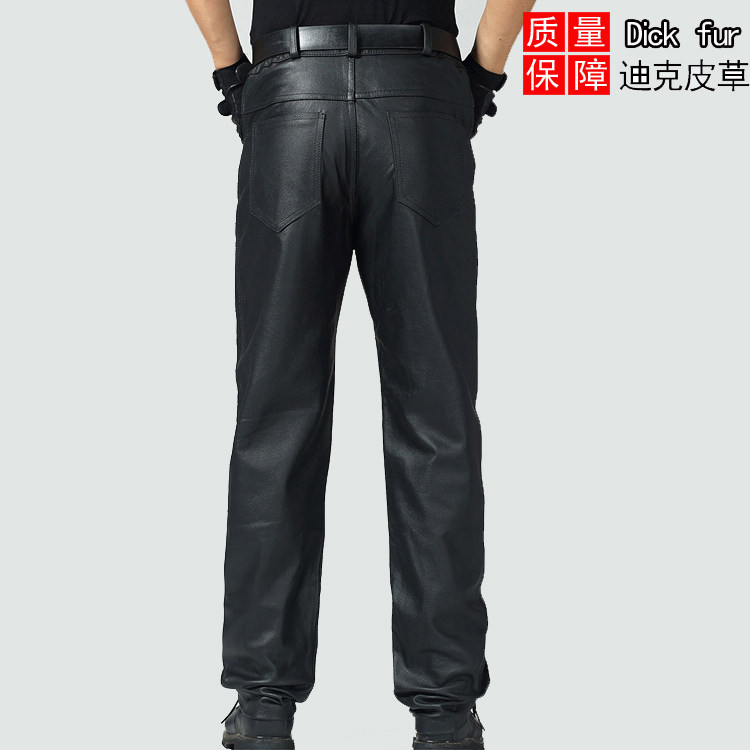 Pantalon cuir homme DIKDRO pour printemps - Ref 1491123 Image 5
