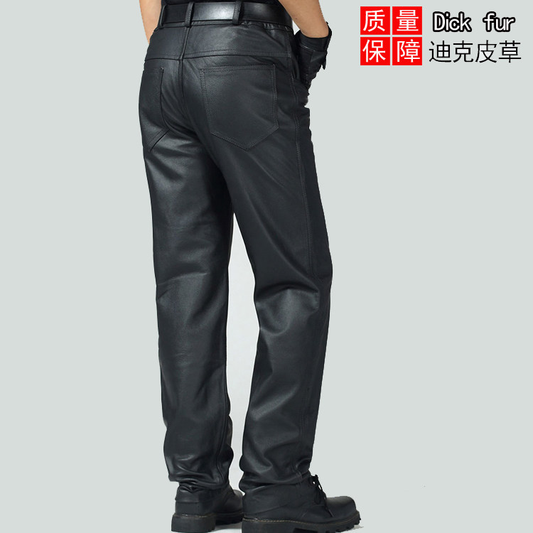 Pantalon cuir homme DIKDRO pour printemps - Ref 1491123 Image 4