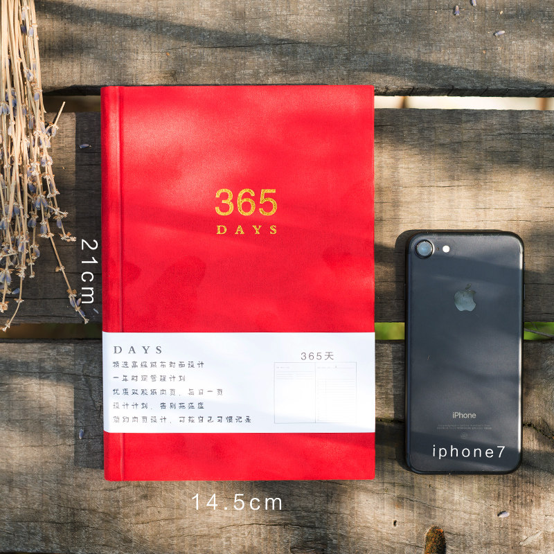 A5 천 커버 노트 365 노트 일일 문학 일기 커플 문구 선물 학생 일기 선물