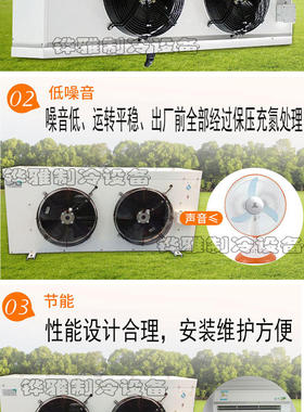 DL125㎡、DD100㎡、DJ70㎡大型冷库、厂房、户外、室内全新冷风机