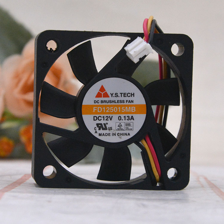 Y.S.TECH 5015 FD125015MB 12V 0.13A 收银机 主板 5厘米散热风扇