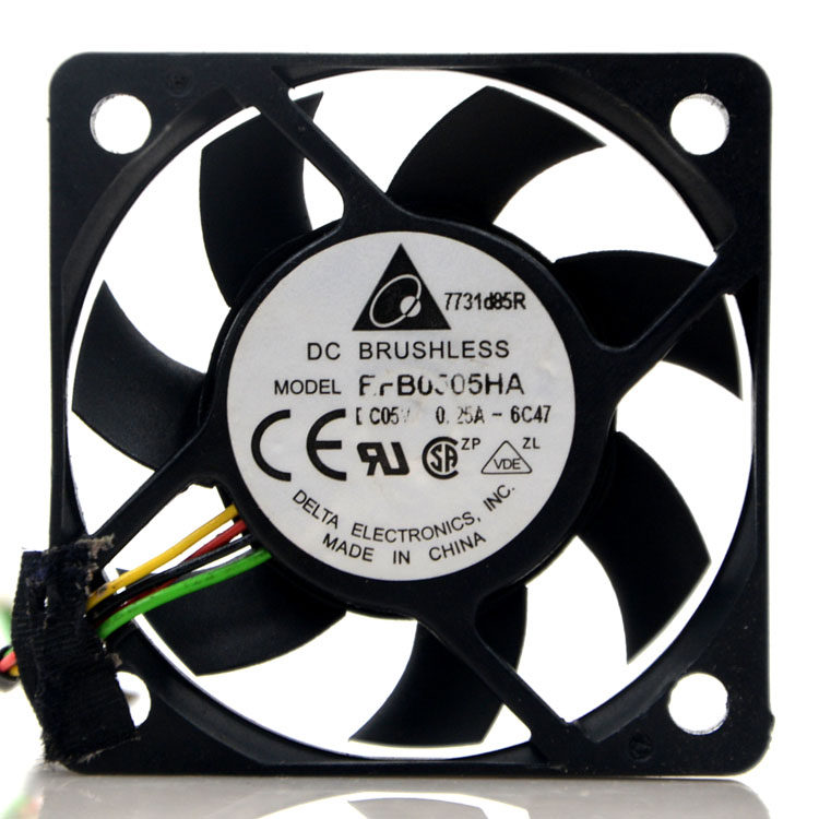 全新  EFB0505HA 5010 5厘米 5V 0.25A USB PWM 温控散热风扇