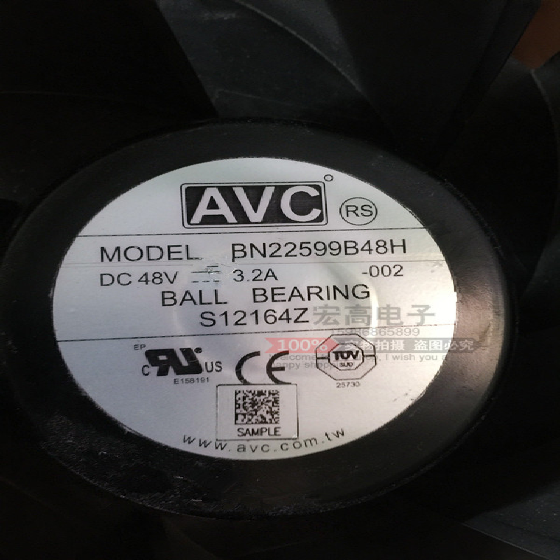 原装正品 AVC bn22599b48h 48V  0.32A离心风机 散热风扇