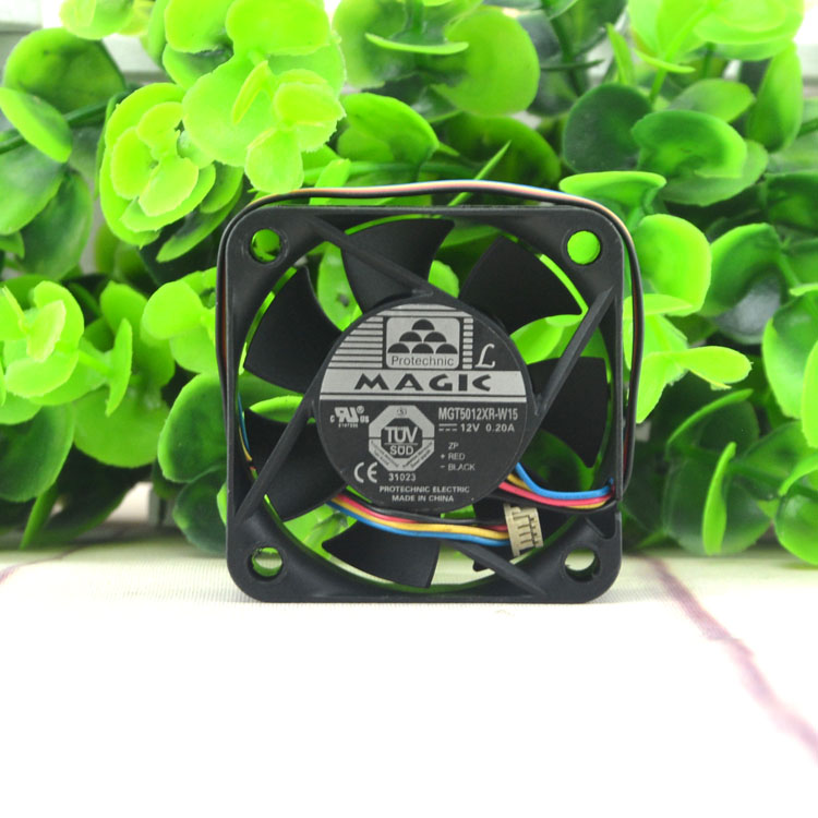 PWM0.20风扇MAGIC-W15412VA5CM5015机箱电源线MGT5012XR调速