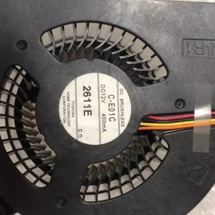 日本东芝C 400MA E01C 12V 大风量4线投影仪专用风扇 7CM 原装