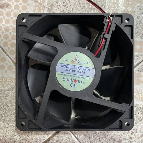 台湾三巨SAN JUN散热风扇 SJ1238HD2 24V SJ1238HD1 12V 轴流风机