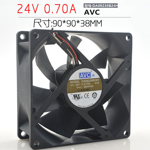 DA09238B24H 9CM 9厘米 9038 24V 0.70A 暴力 变频器散热风扇