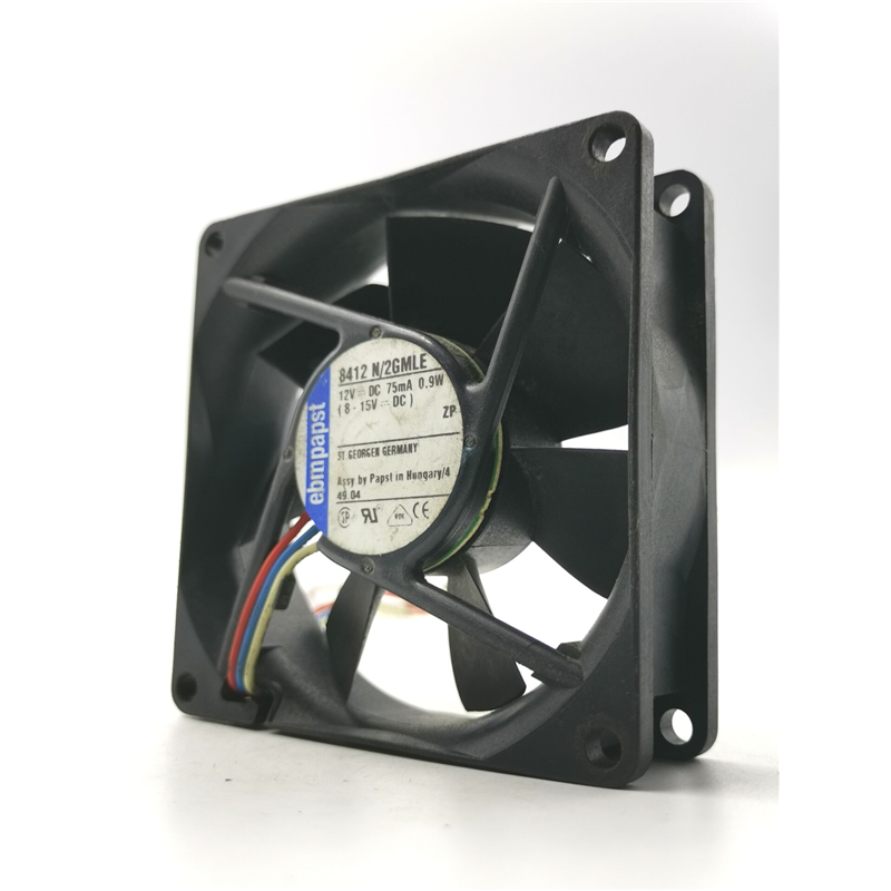 8412 N/2GMLE 德国 8025 12V 0.9W 3线 静音散热风扇