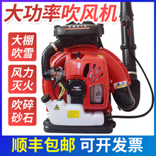 手提式汽油吹风机背式大功率工地用风力灭火机道路大棚吹雪机电动