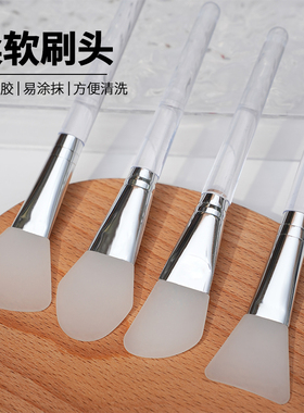 面膜刷硅胶刷涂抹泥膜刷子美容院专用清洁面刷面部挖勺刮刀铲工具