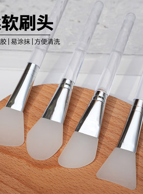 面膜刷硅胶刷涂抹泥膜刷子美容院专用清洁面刷面部挖勺刮刀铲工具