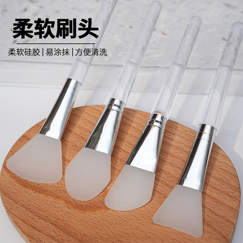 面膜刷硅胶刷涂抹泥膜刷子美容院专用清洁面刷面部挖勺刮刀铲工具