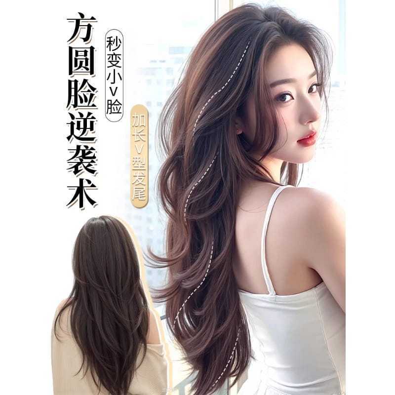 假发大波浪新款360度全头遮盖假发女卷发高层次波浪氛围感长卷发