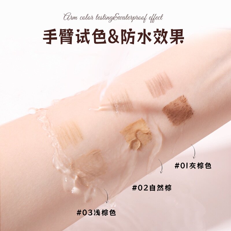 靓妮诗甜心芭蕾双头眉笔染眉膏毛流感顺滑自然立体日常显色染眉膏