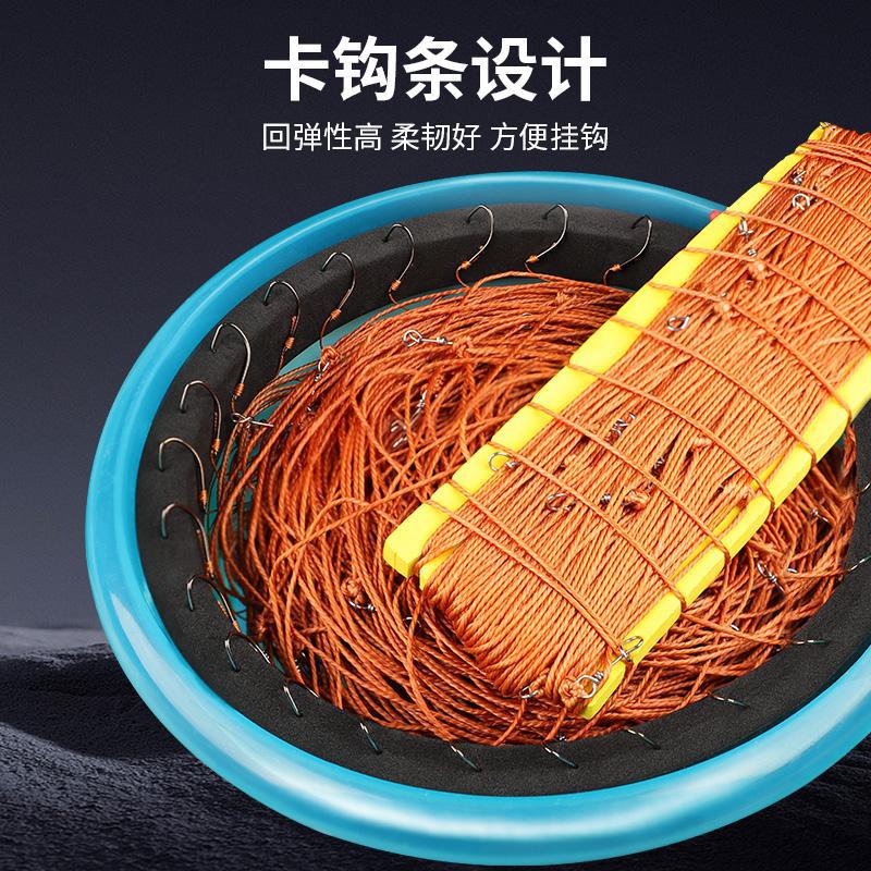 延绳钓排钩钓鱼线组绑好成品串钩全套黑鱼鳗鱼钩黄辣丁钓甲鱼钩勾
