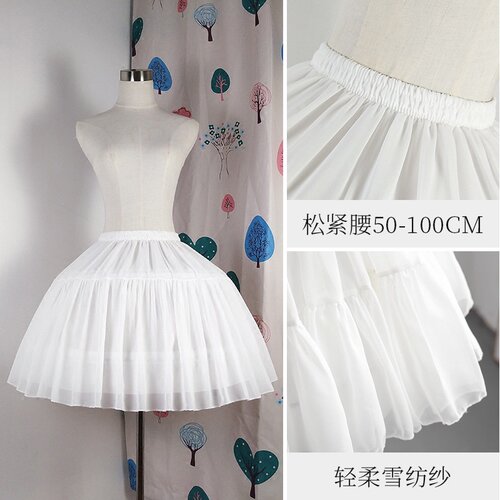 lolita裙挥可调节鱼骨撑洛丽塔暴力裙cos蓬蓬花嫁裙撑半身衬裙