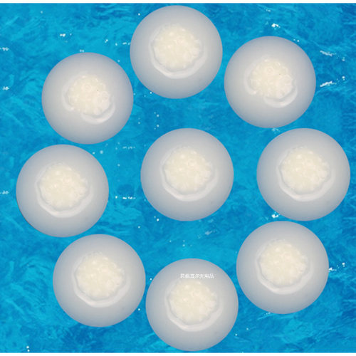 新款高尔夫夜光浮水球高尔夫水上练习比赛球高尔夫浮水球荧光球