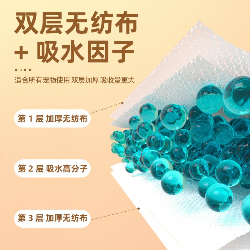 擦狗尿用品狗狗尿垫宠物尿片清理狗猫咪吸水纸擦尿速干尿布吸尿纸