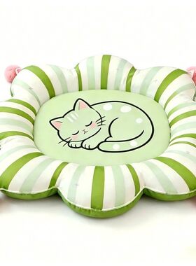 四季通用窝猫床猫咪夏季冰垫猫狗窝睡窝睡垫猫窝猫笼子大号三层