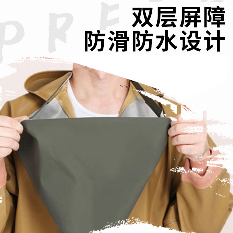 连体雨衣全身防水雨裤套装骑行户外全身下水裤