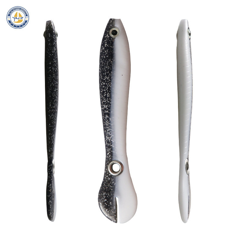 新款路亚饵批发拟饵10cm6g仿生鱼饵户外垂钓软饵泥鳅假饵10色/盒