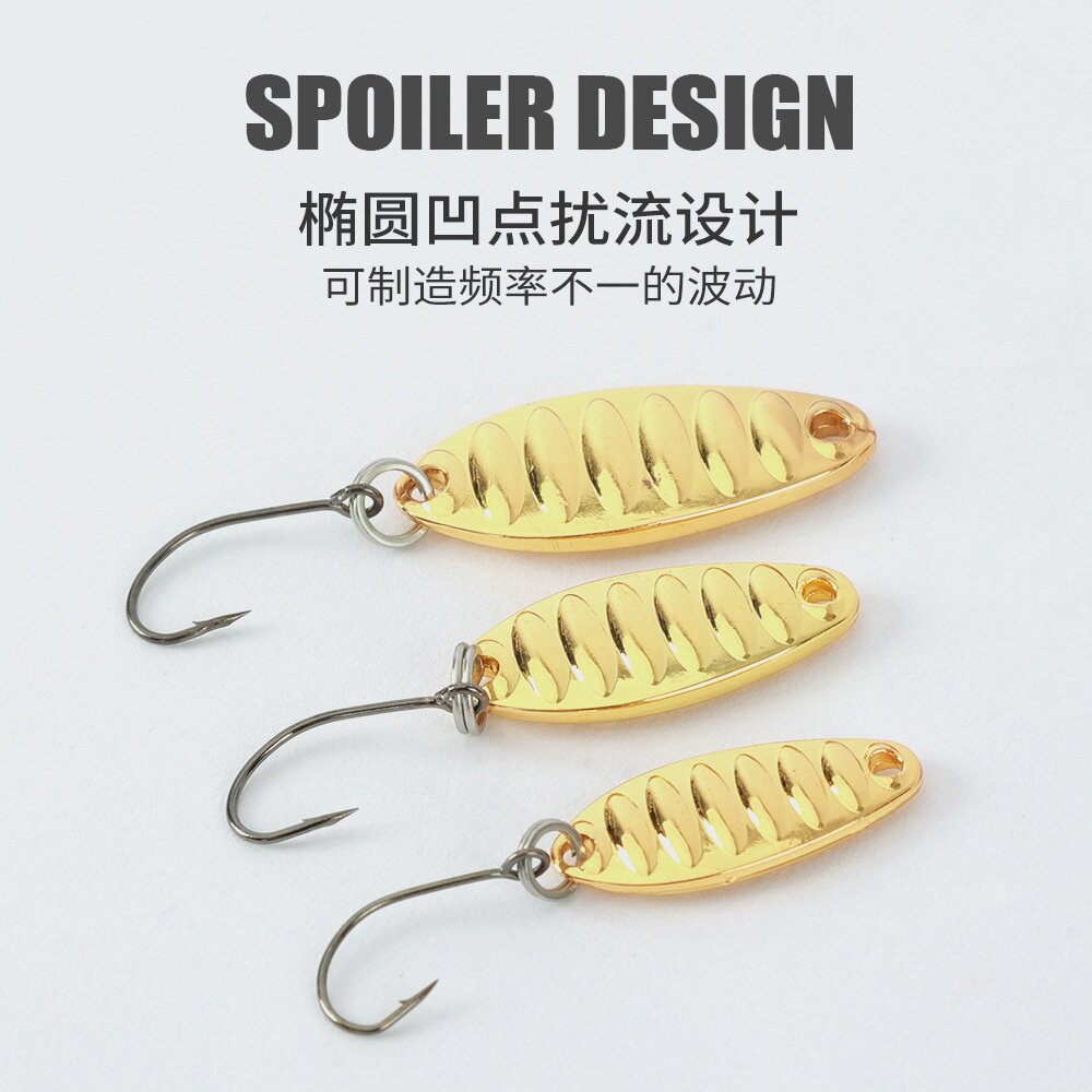 掠鲨|马口亮片路亚亮片勺型亮片2.5/3.5/5g鱼形路亚金属假饵散装