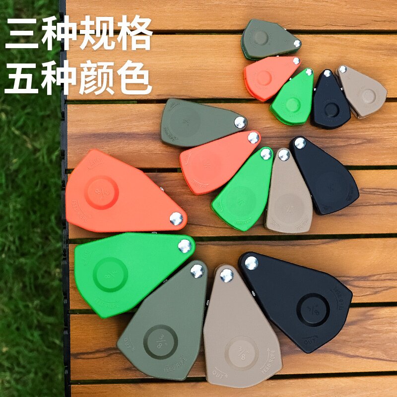 天幕防风绳滑轮拉紧器调节器反光绳挂钩户外露营帐篷绳滑轮调节扣
