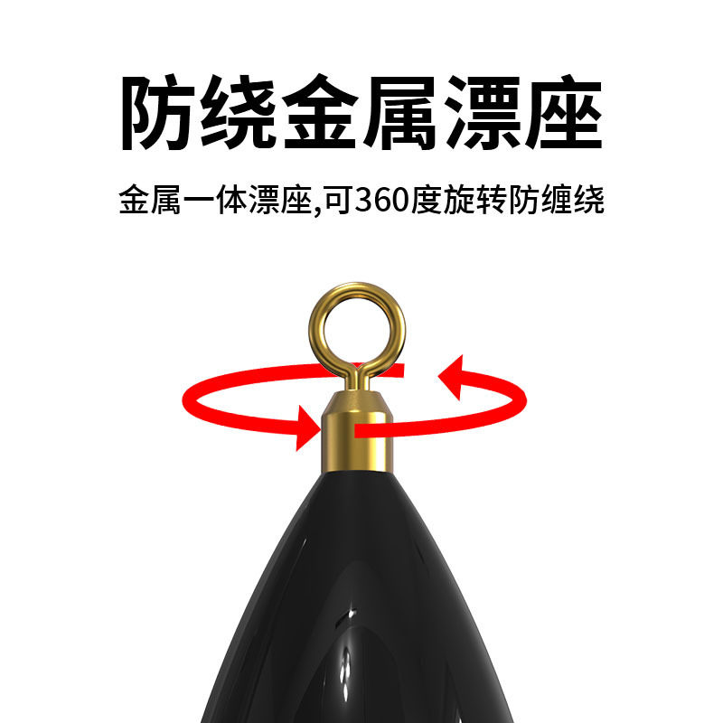 矶钓浮漂咬钩变色电子立漂路滑远投矶竿滑漂海钓夜光鲢鳙鱼漂