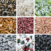 抛光鹅卵石批发造景花盆铺面石鱼缸花园装 饰园林景观花街铺地植物