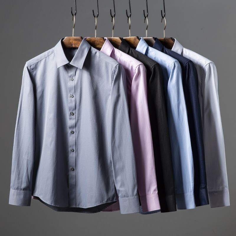 样板间衣服衣橱衣柜展厅样板房衣帽间样品白衬衫男士西裤软装摆件