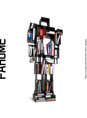 意大利Casamania机器人书架Robox置物架创意定制儿童房金属收纳柜