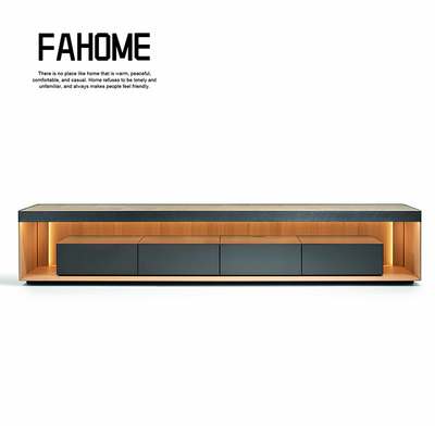 Molteni&C大理石实木电视柜LIVING BOX客厅长地柜高端家具定制