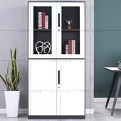 办公室文件柜器械柜财务凭证柜玻璃门书柜铁皮储物资料档案柜带锁