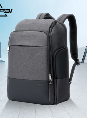 BOPAI博牌17寸电脑背包男双肩包大容量 户外旅行充电防盗商务包潮