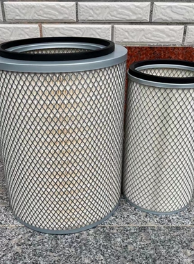 K3038空滤适配上柴徐工16吨20吨25T吊车北方奔驰空气滤清器滤芯格