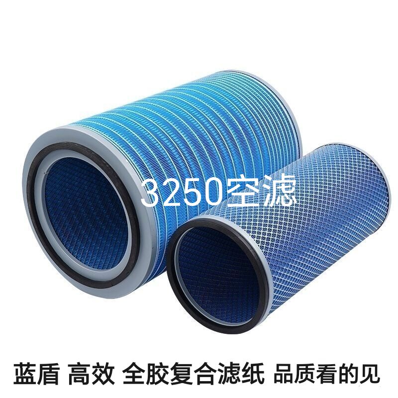 陕汽德龙K3250空气滤芯适配欧曼杰狮华菱陕汽德龙F3000霸龙豪沃