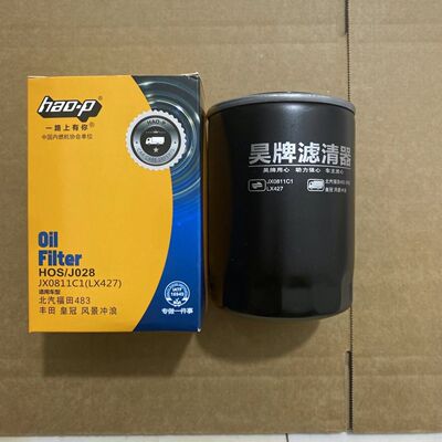 JX0811C1福田雷沃欧豹T64101001 帕金斯发动机机油滤清器滤芯