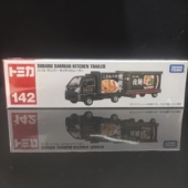 TOMY 多美卡仿真合金小汽车模型长款 142号斯巴鲁移动料理车917687