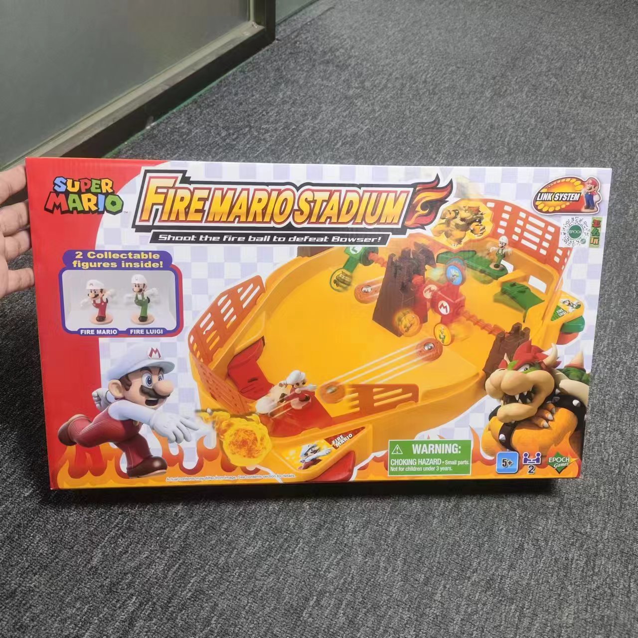 日本EPOCH马里奥火球竞技场超级玛丽马力欧儿童亲子玩具桌面游戏