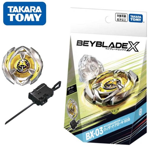 TOMY多美卡 BEYBLADE X系列 BX-03 霸旋 爆旋陀螺 玩具 带发射器